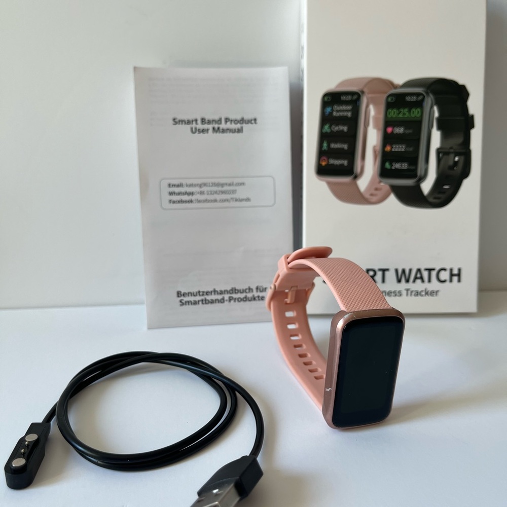 Smart Watch Fitness Tracker - Pink